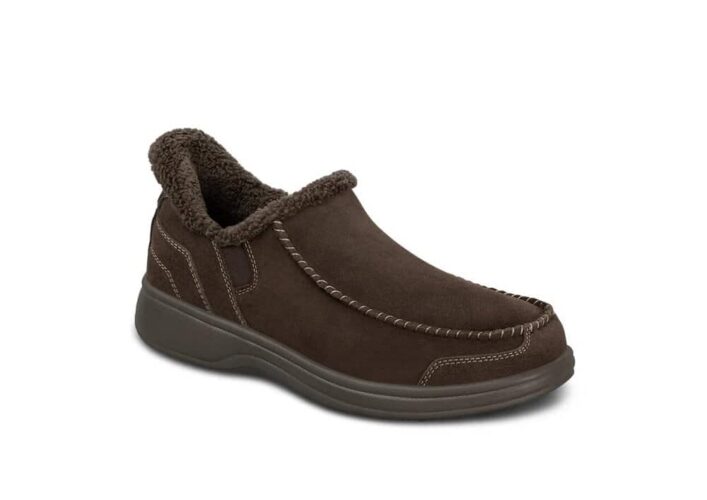 OrthoFeet Pantoffel Vito Suede wijdte M heren